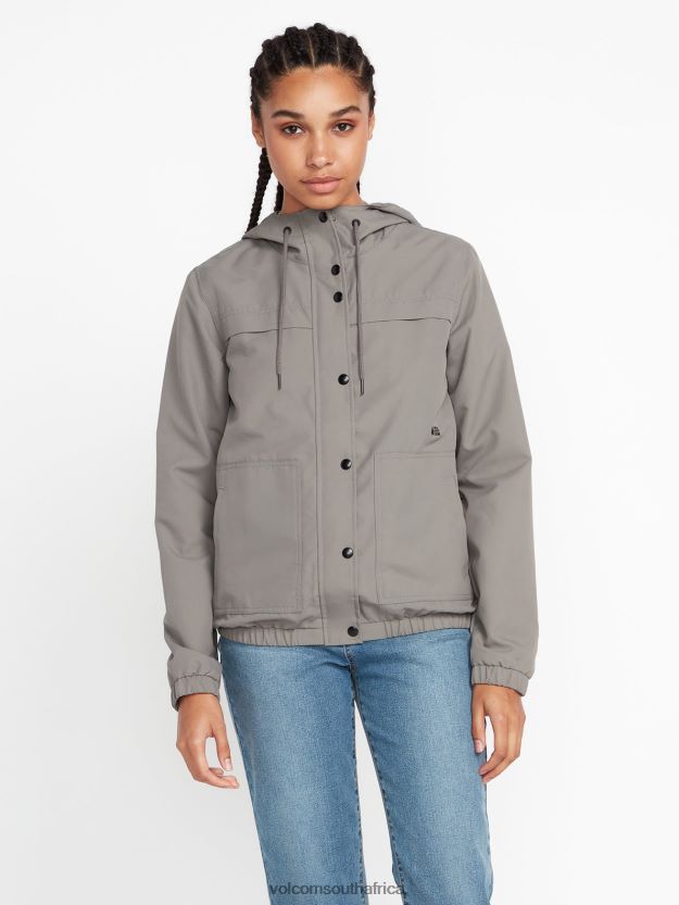 z0zr08905_gunmetal_grey_women_enemy_stone_jacket_volcom_clothing.jpg Z0ZR08905 Gunmetal Grey Women Enemy Stone Jacket Volcom Clothing - Image 1