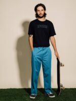 Z0ZR08906 Harbor Blue Women Thisthatthem Skate Pants Volcom Clothing - Image 16
