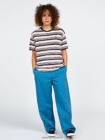 Z0ZR08906 Harbor Blue Women Thisthatthem Skate Pants Volcom Clothing - Image 6