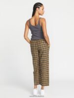 Z0ZR08907 Dijon Women Thisthatthem Skate Pants Volcom Clothing - Image 2