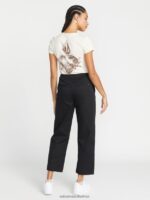 Z0ZR08908 Black Women Thisthatthem Skate Pants Volcom Clothing - Image 15