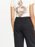 Z0ZR08908 Black Women Thisthatthem Skate Pants Volcom Clothing - Image 7