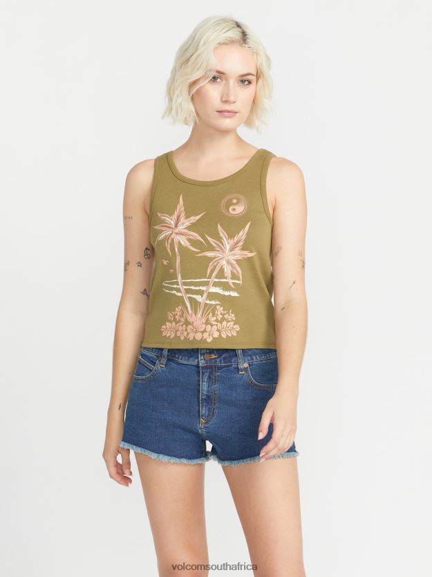 Z0ZR08910 Vintage Women Stoney Stretch Shorts Volcom Clothing - Image 2