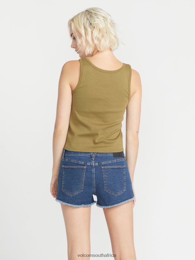 Z0ZR08910 Vintage Women Stoney Stretch Shorts Volcom Clothing - Image 11