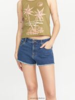 Z0ZR08910 Vintage Women Stoney Stretch Shorts Volcom Clothing - Image 10