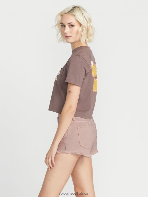 Z0ZR08911 Winter Orchid Women Stoney Stretch Shorts Volcom Clothing - Image 10