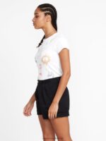 Z0ZR08912 Black Women Frochi Trouser Shorts Volcom Clothing - Image 5