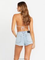 Z0ZR08913 Ice Women Coco Ho Denim Shorts Volcom Clothing - Image 7
