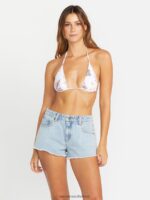 Z0ZR08913 Ice Women Coco Ho Denim Shorts Volcom Clothing - Image 9