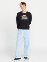 Z0ZR08918 Light Blue Women Weellow Denim Pants Volcom Clothing - Image 8