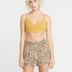 Z0ZR08919 Animal Print Women Meeyoww Shorts Volcom Clothing