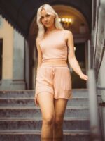Z0ZR08921 Clay Women Lived In Shorts Volcom Clothing