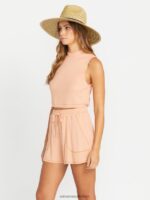 Z0ZR08921 Clay Women Lived In Shorts Volcom Clothing - Image 5
