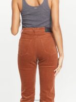 Z0ZR08923 Nutmeg Women Stoned Straight Pants Volcom Clothing - Image 8