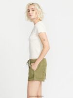 Z0ZR08924 Moss Women Sunday Strut Shorts Volcom Clothing - Image 4