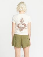 Z0ZR08924 Moss Women Sunday Strut Shorts Volcom Clothing - Image 6