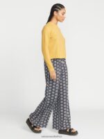 Z0ZR08926 Black Women Daisie Babie Pants Volcom Clothing - Image 6
