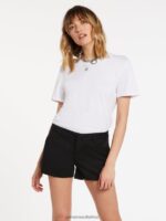 Z0ZR08927 Black Women Frochickie Shorts Volcom Clothing
