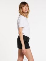 Z0ZR08927 Black Women Frochickie Shorts Volcom Clothing - Image 5