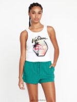 Z0ZR08928 Jade Women Strutin Stone Shorts Volcom Clothing - Image 7
