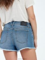 Z0ZR08930 Jasper Blue Women Stoney Stretch Shorts Volcom Clothing - Image 3