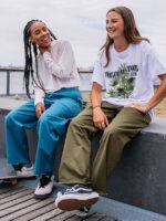 Z0ZR08932 Military Women Thisthatthem Skate Pants Volcom Clothing - Image 18