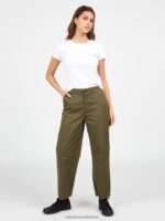 Z0ZR08932 Military Women Thisthatthem Skate Pants Volcom Clothing - Image 24