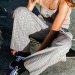 Z0ZR08936 Sand Women Thisthatthem Skate Pants Volcom Clothing