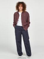 Z0ZR08937 Midnight Blue Women Thisthatthem Skate Pants Volcom Clothing - Image 12