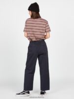 Z0ZR08937 Midnight Blue Women Thisthatthem Skate Pants Volcom Clothing - Image 15