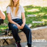 Z0ZR08937 Midnight Blue Women Thisthatthem Skate Pants Volcom Clothing