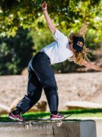 Z0ZR08937 Midnight Blue Women Thisthatthem Skate Pants Volcom Clothing - Image 17