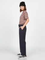 Z0ZR08937 Midnight Blue Women Thisthatthem Skate Pants Volcom Clothing - Image 22