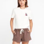 Z0ZR08938 Slate Grey Women Strutin Stone Shorts Volcom Clothing