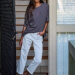 Z0ZR08940 Allover Stone Light Women Stone Step High Rise Pants Volcom Clothing