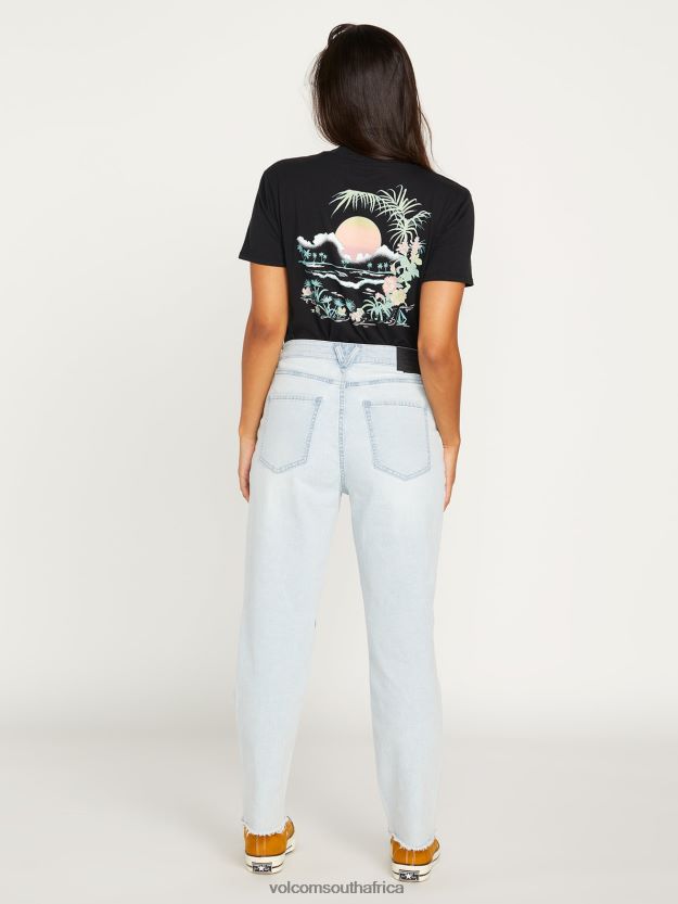 Z0ZR08940 Allover Stone Light Women Stone Step High Rise Pants Volcom Clothing - Image 5