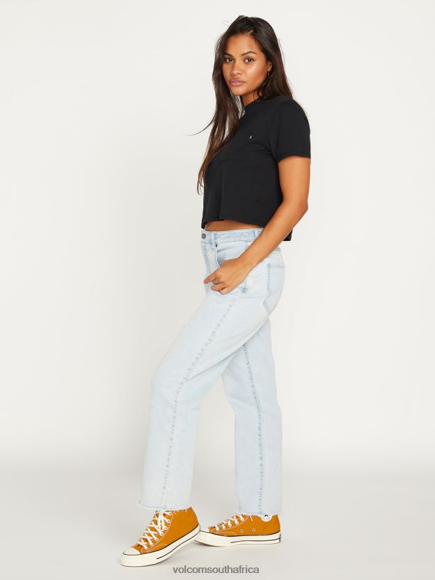 Z0ZR08940 Allover Stone Light Women Stone Step High Rise Pants Volcom Clothing - Image 8