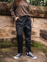 Z0ZR08941 Black Women Frochickie Trousers Volcom Clothing - Image 2