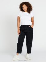 Z0ZR08941 Black Women Frochickie Trousers Volcom Clothing - Image 15