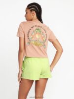 Z0ZR08944 Island Green Women Strutin Stone Shorts Volcom Clothing - Image 4
