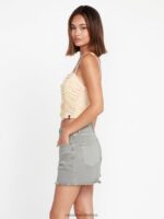 Z0ZR08948 Moonbeam Women Stone Step Hirise Shorts Volcom Clothing - Image 11
