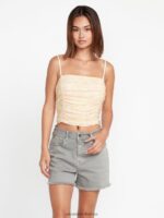 Z0ZR08948 Moonbeam Women Stone Step Hirise Shorts Volcom Clothing - Image 8