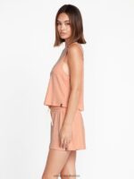 Z0ZR08950 Melon Women Lived in Lounge Thermal Shorts Volcom Clothing - Image 5