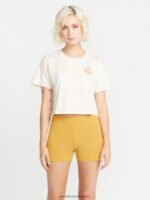 Z0ZR08952 Dijon Women Lived In Bike Shorts Volcom Clothing - Image 2