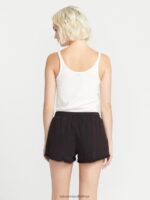 Z0ZR08954 Black Women Strutin Stone Shorts Volcom Clothing - Image 7