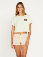 Z0ZR08958 Sand Women Stoney Stretch Shorts Volcom Clothing - Image 14