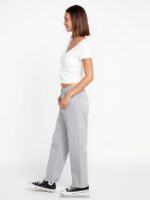 Z0ZR08961 Moonbeam Women Stone Step High Rise Pants Volcom Clothing - Image 4