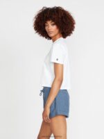 Z0ZR08963 Flight Blue Women Sunday Strut Shorts Volcom Clothing - Image 4