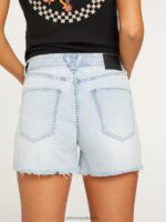 Z0ZR08967 Allover Stone Light Women Stone Step Hirise Shorts Volcom Clothing - Image 8