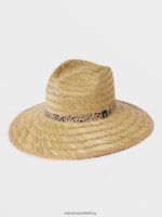 Z0ZR08974 Natural Women Throw Shade Straw Hat Volcom Accessories - Image 6